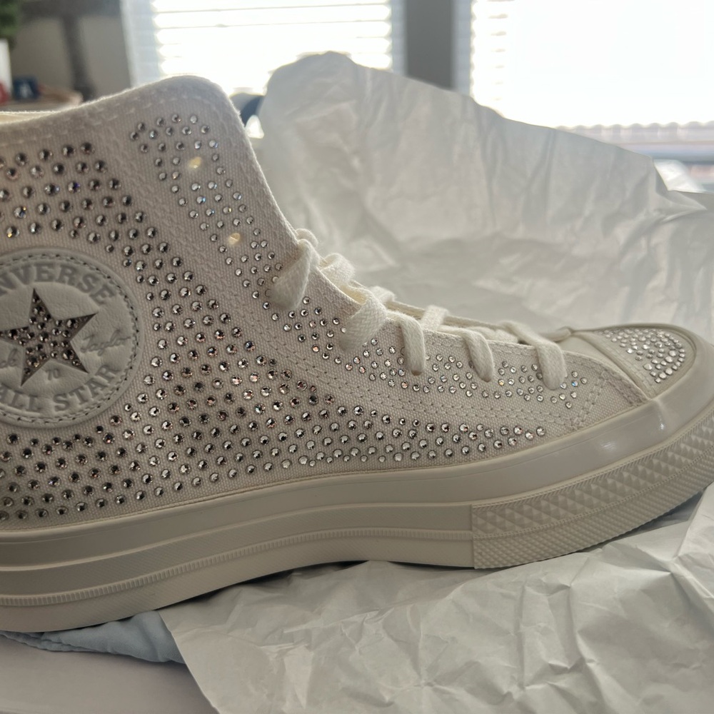 Converse White Sneakers with Breathable Design